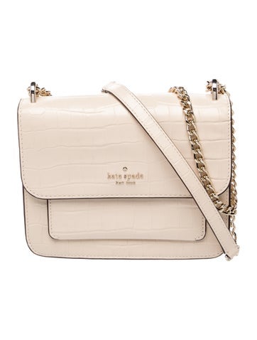 Embossed Leather Shoulder Bag
