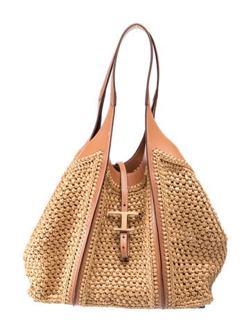 Tod's Raffia Shoulder Bag