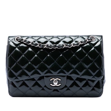 Chanel Patent Leather Jumbo Classic Patent Double Flap