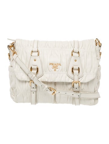 Nappa Leather Leather Messenger Bag