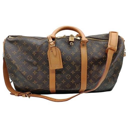 Louis Vuitton Keepall cloth travel bag