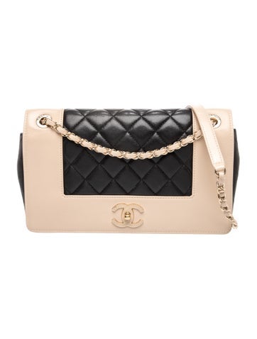 Sheepskin Mademoiselle Vintage Flap Shoulder Bag