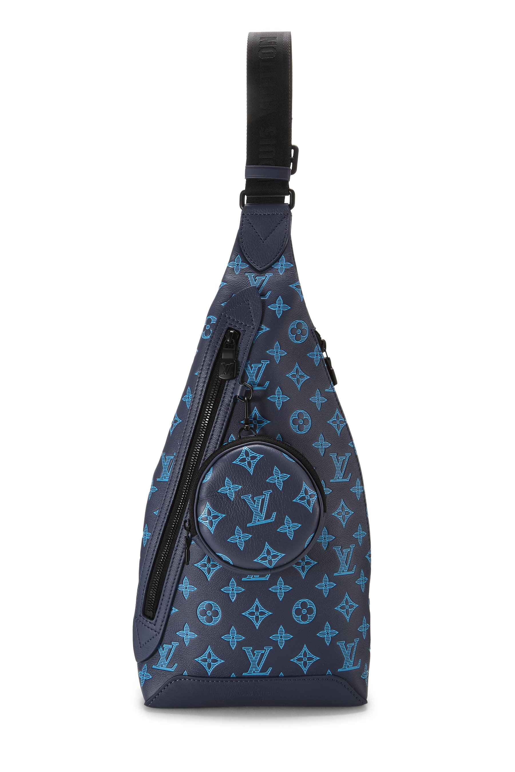 Blue Monogram Shadow Discovery Bumbag