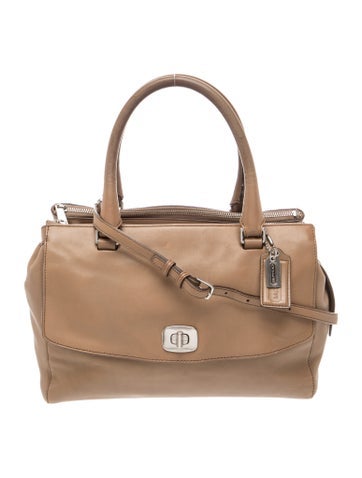 Leather Top Handle Bag