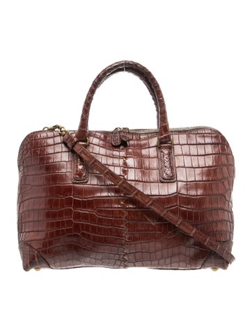 Alligator Top Handle Bag