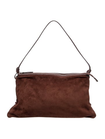 Suede Shoulder Bag Medium