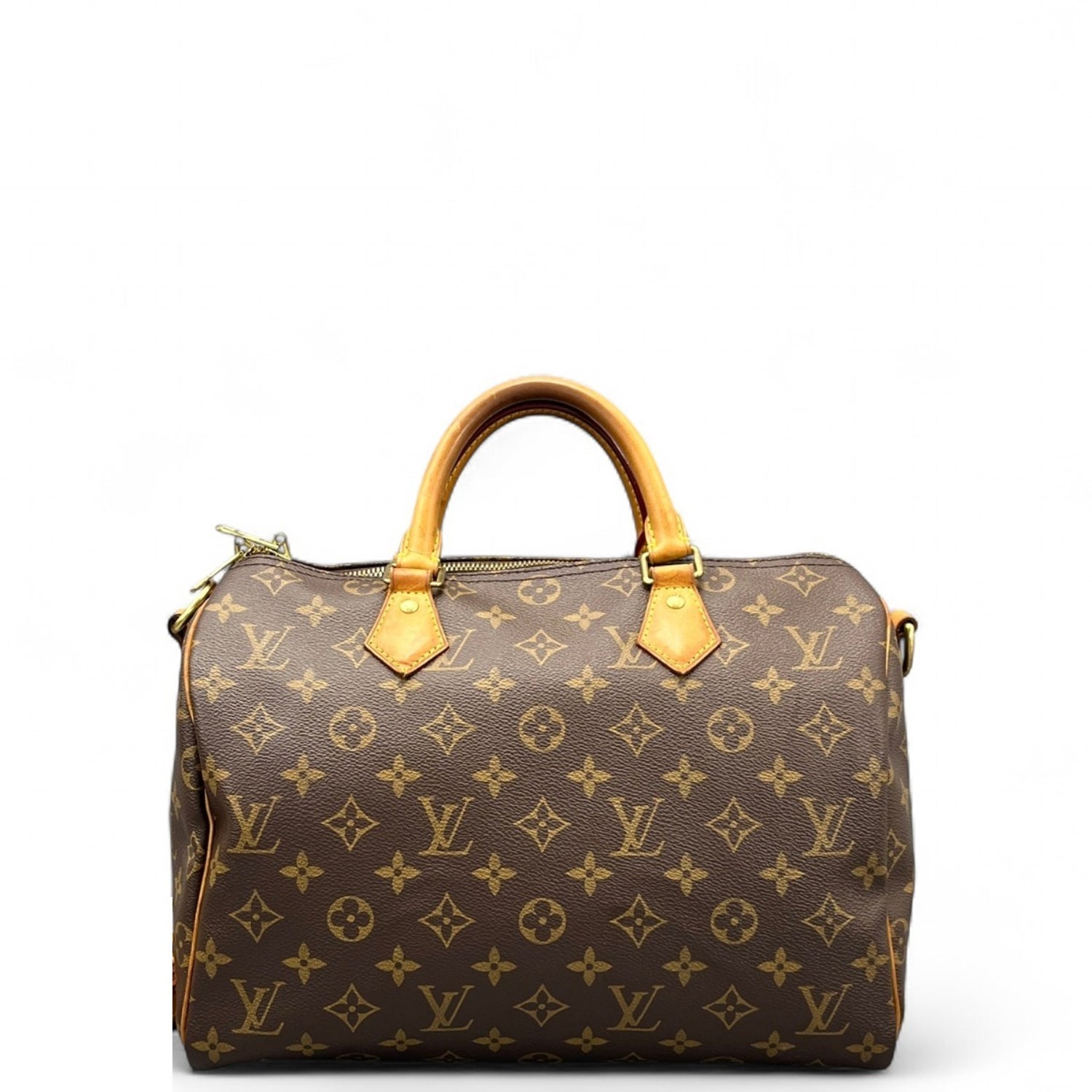 Louis Vuitton Coated Canvas Speedy Bandouliere 30
