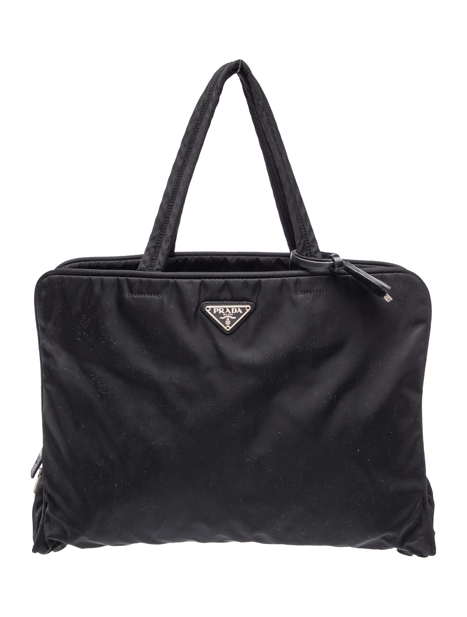 Tessuto Nylon Top Handle Bag