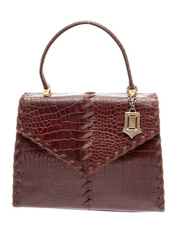 Leather Top Handle Bag Vintage