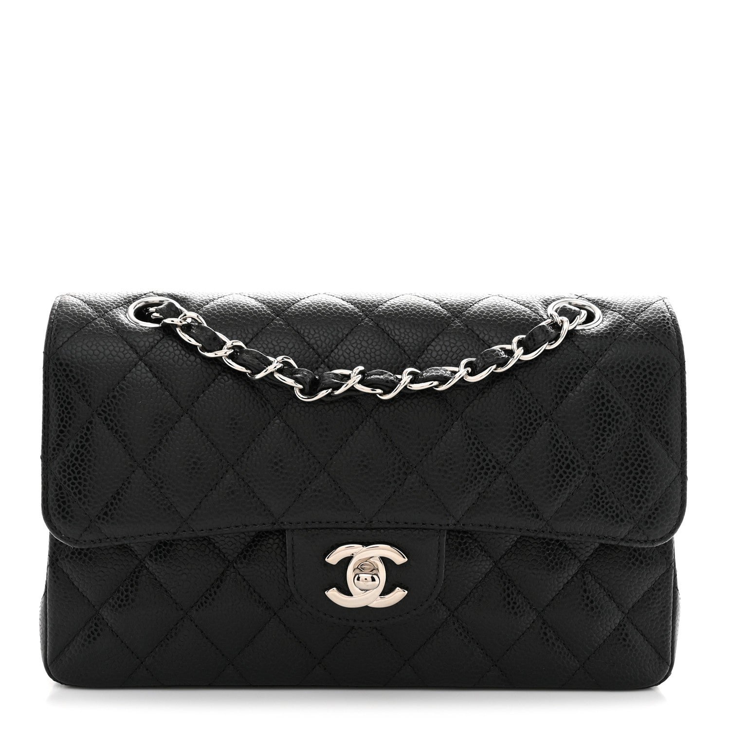 Chanel Caviar Quilted Small Double Flap Black