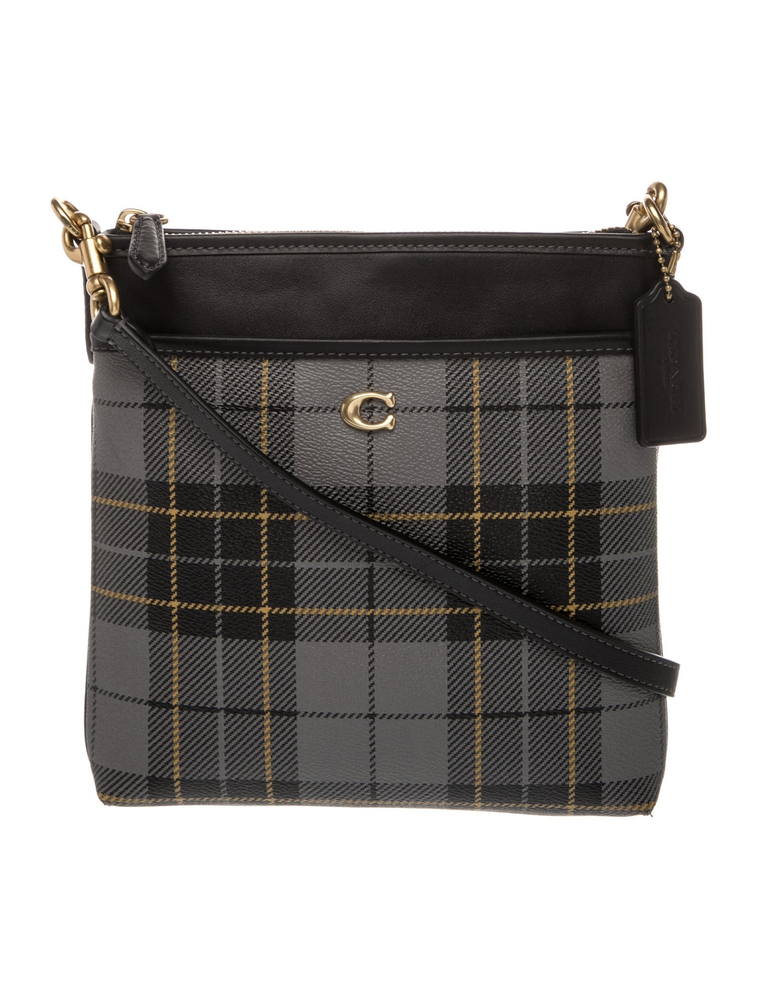 Leather Kitt Messenger Crossbody bag