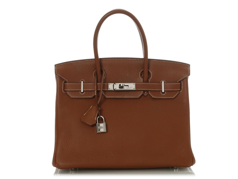 Gold Togo Birkin 30 Palladium Hardware, 2008