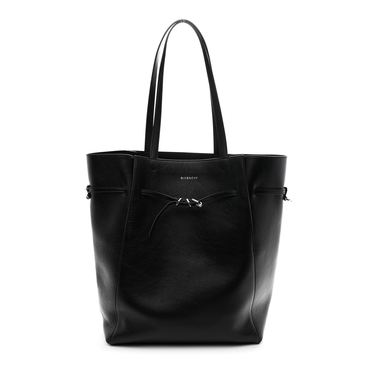 Givenchy Givenchy Calfskin Voyou Medium North South Tote Black