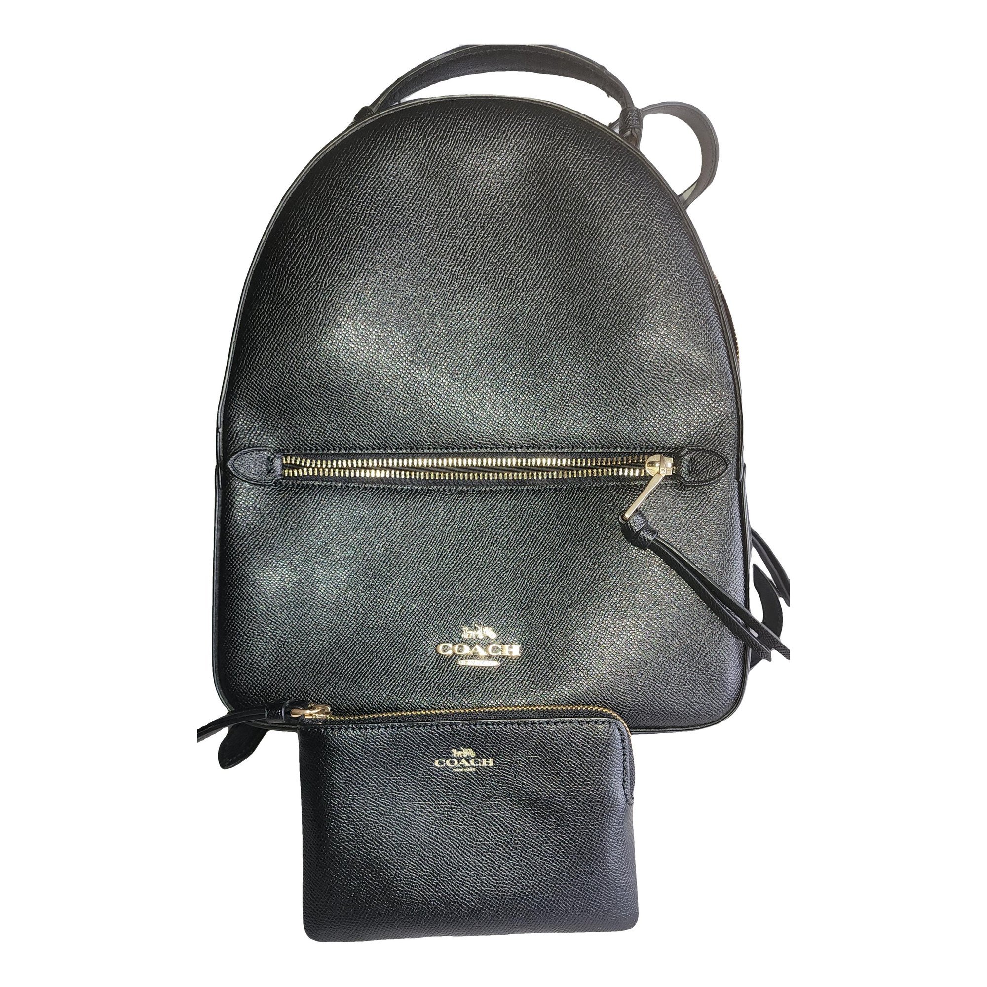 Leather backpack