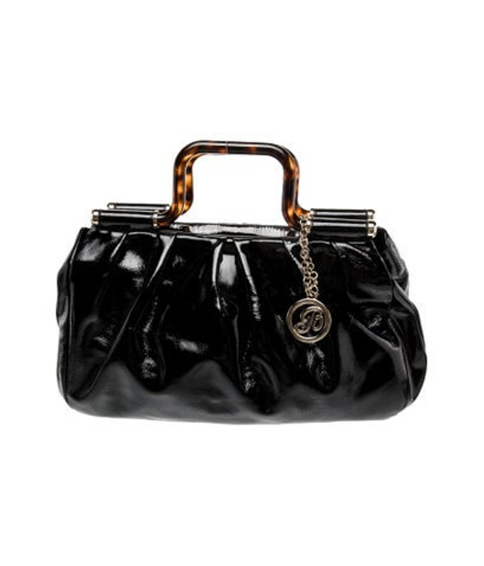 Bally Patent Leather Top Handle Bag