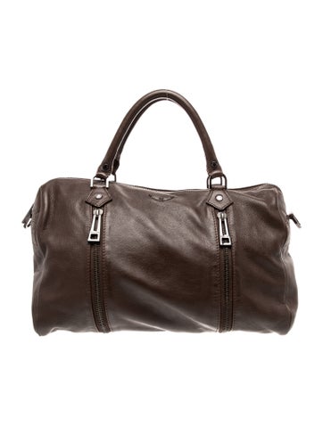 Leather Top Handle Bag