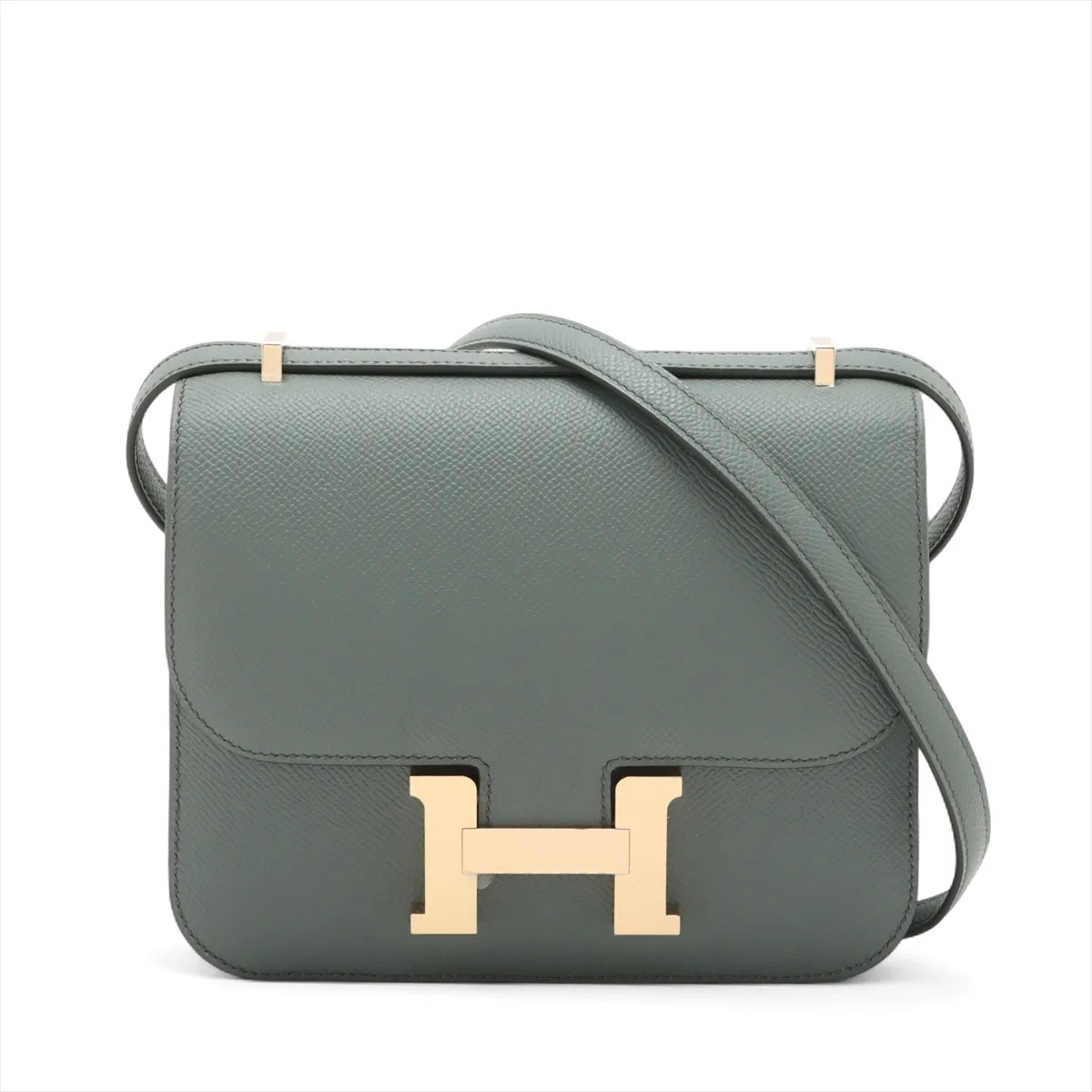 Hermès Constance 3 Mini 18 Miroir Veau Epsom Veil Almond Champagne Gold Fittings