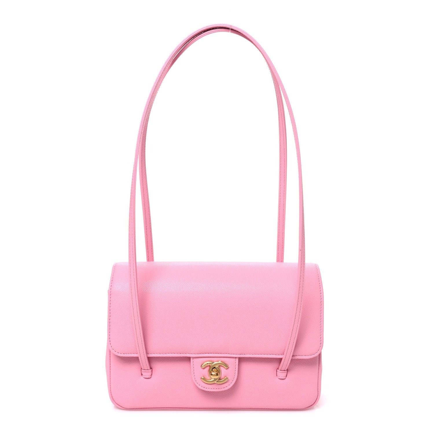 Chanel Shiny Caviar Preppy Coco Small Flap Rose