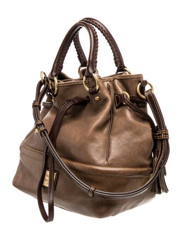 Leather Bucket Bag
