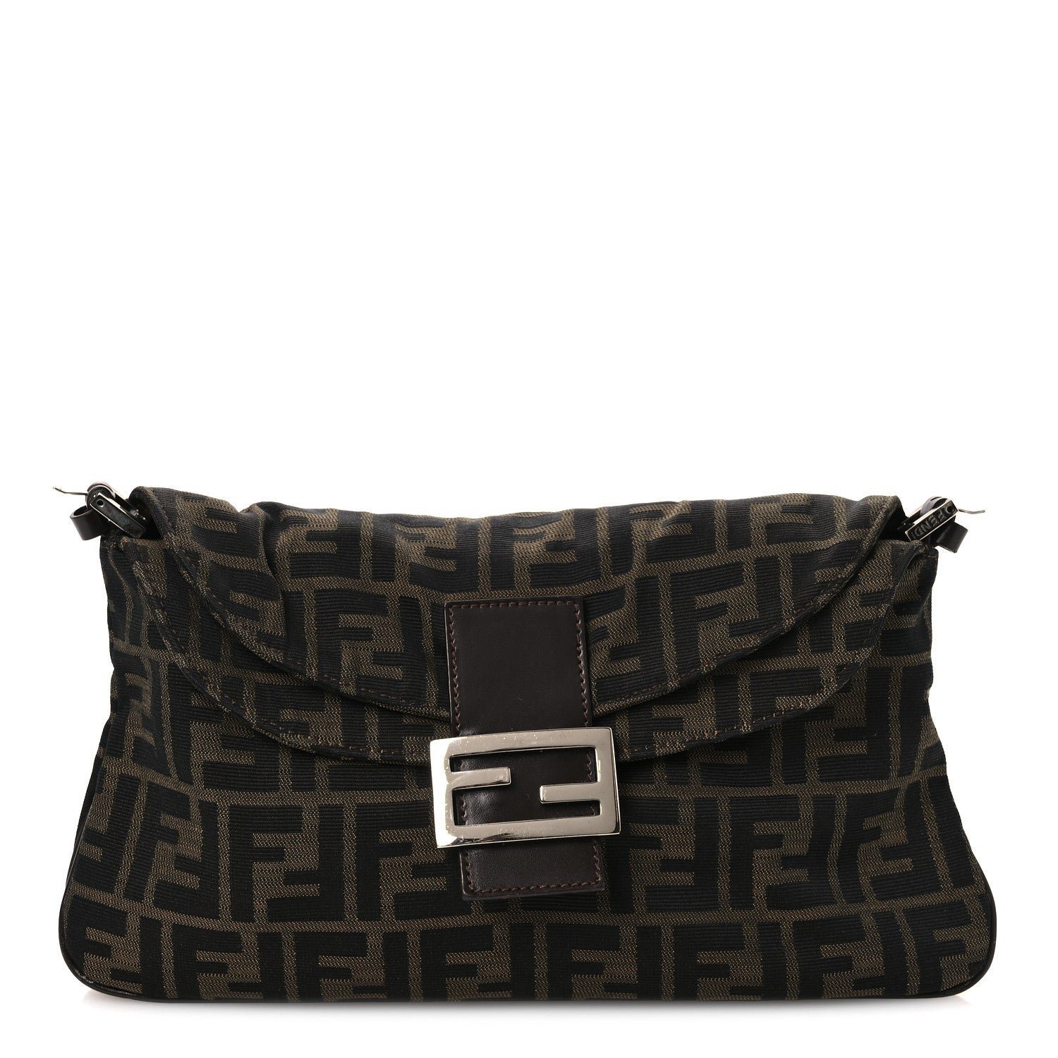 Fendi Zucca Baguette Brown