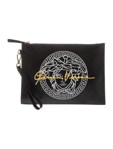 Versace Leather Clutch
