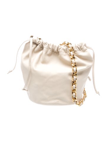 Leather Aria Leather Bucket Bag Medium