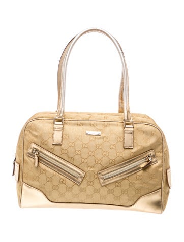 GG Canvas Top Handle Bag