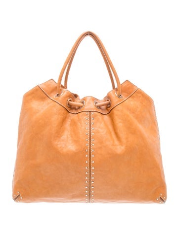 Leather Top Handle Bag