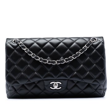 Lambskin Jumbo Classic Lambskin Double Flap