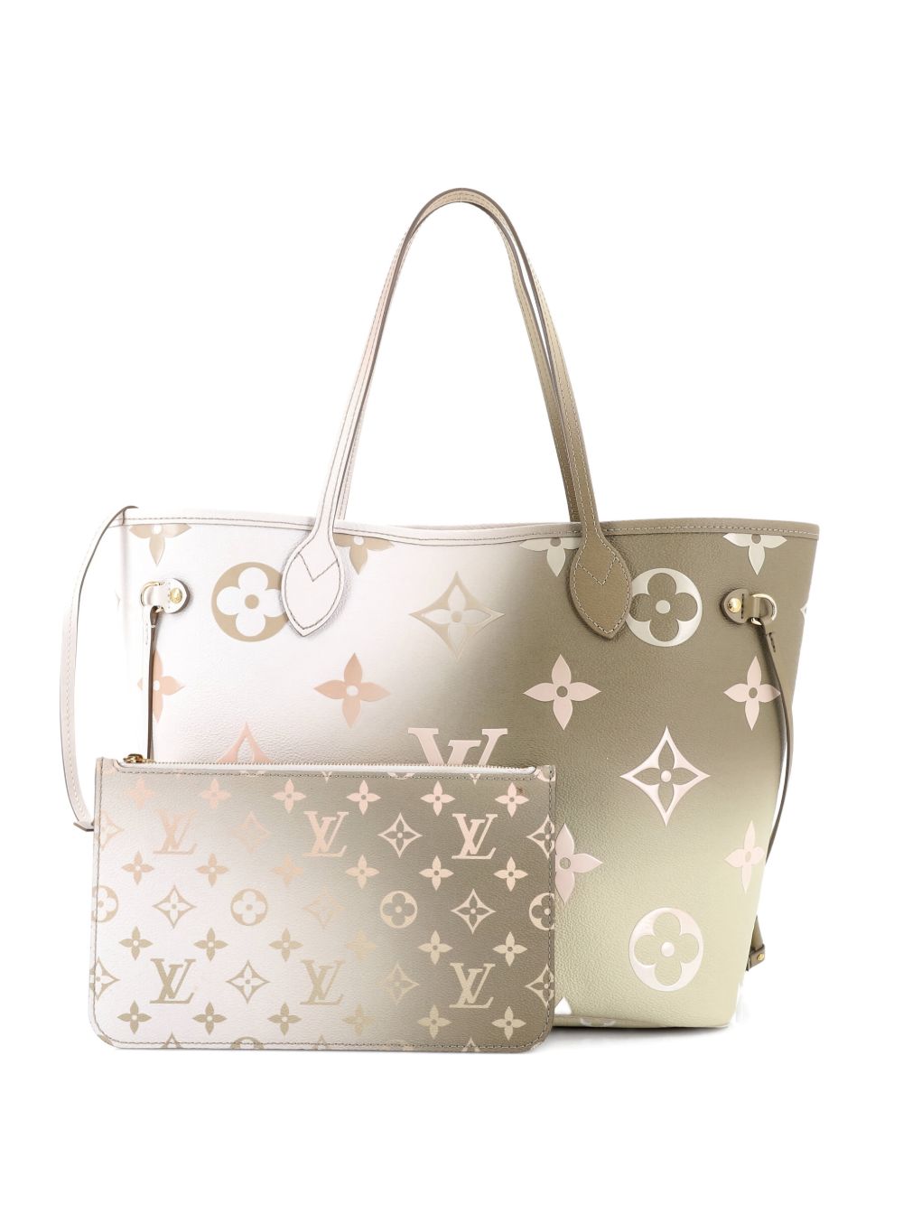 Neverfull NM Spring in the City Monogram Giant Canvas MM tote bag