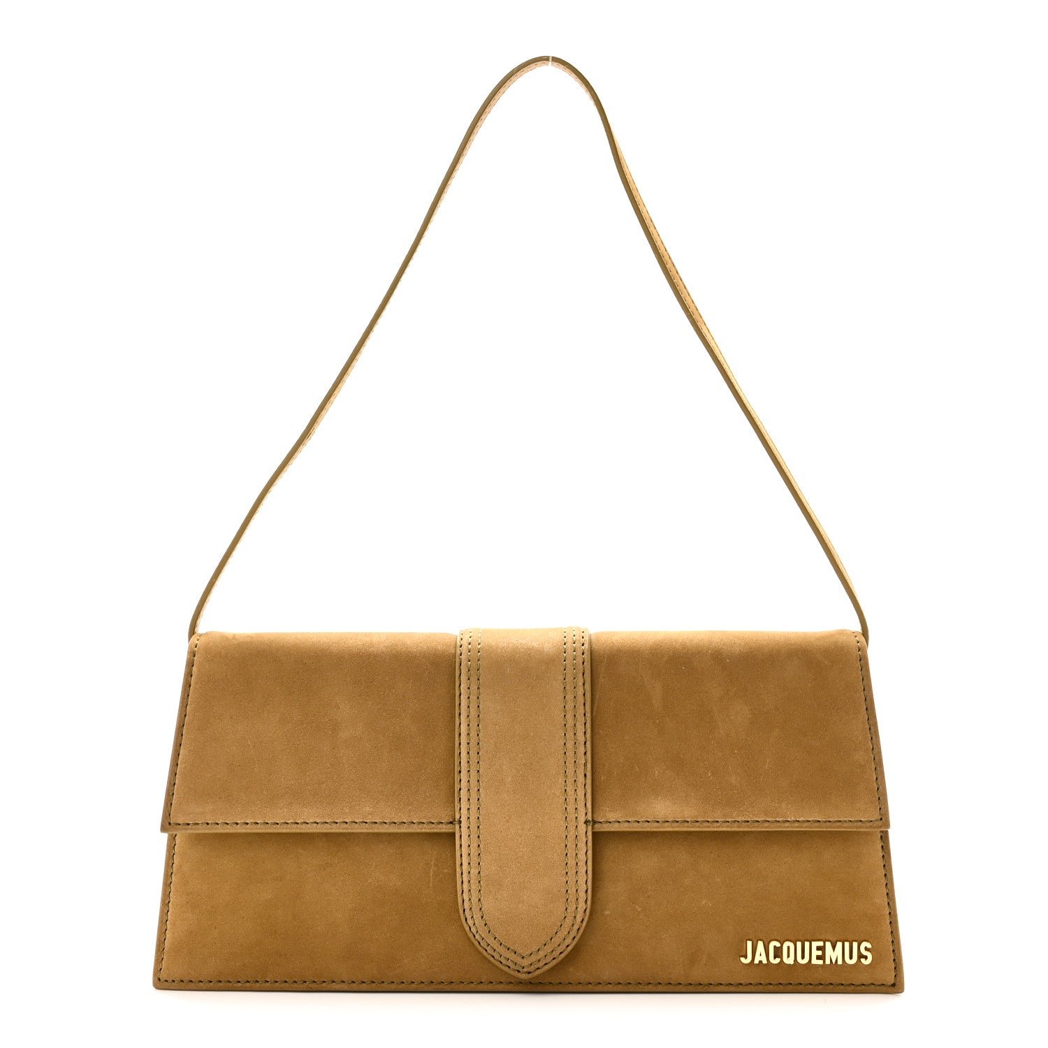 Jacquemus Suede Le Bambino Long Light Khaki