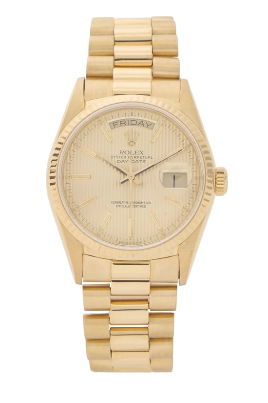 President Champagne Dial 18038 36mm