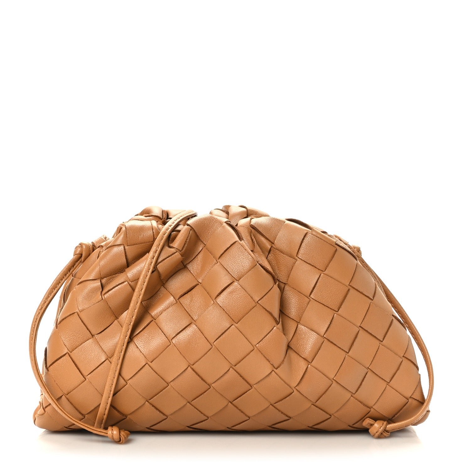 Bottega Veneta Nappa Intrecciato The Mini Pouch Carmel