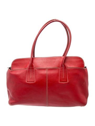 Leather Top Handle Bag