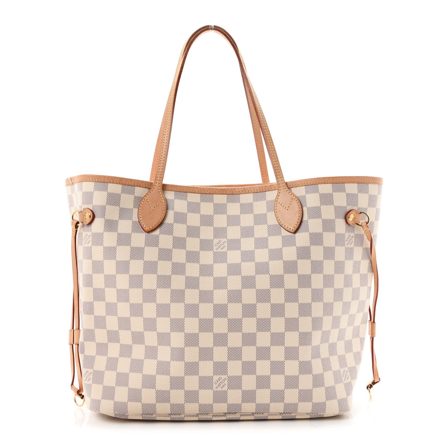 Louis Vuitton Damier Azur Neo Neverfull MM Rose Ballerine
