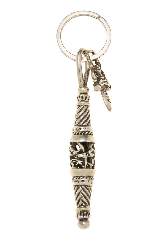 Chrome Hearts Sterling Silver Celtic Roller Dagger Keychain