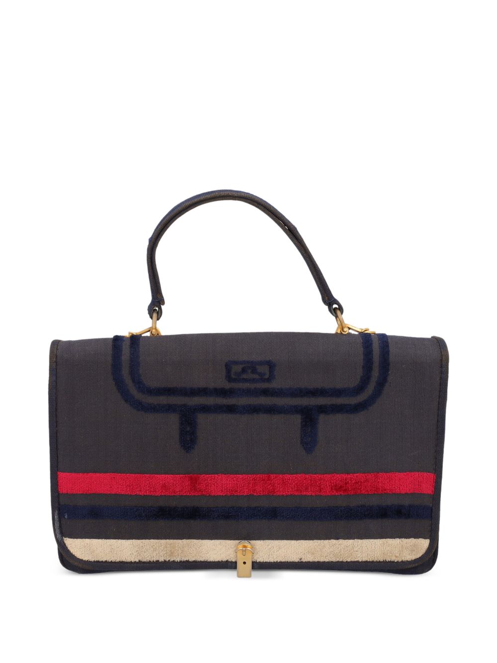 Roberta  di Camerino 1950-1960s striped handbag