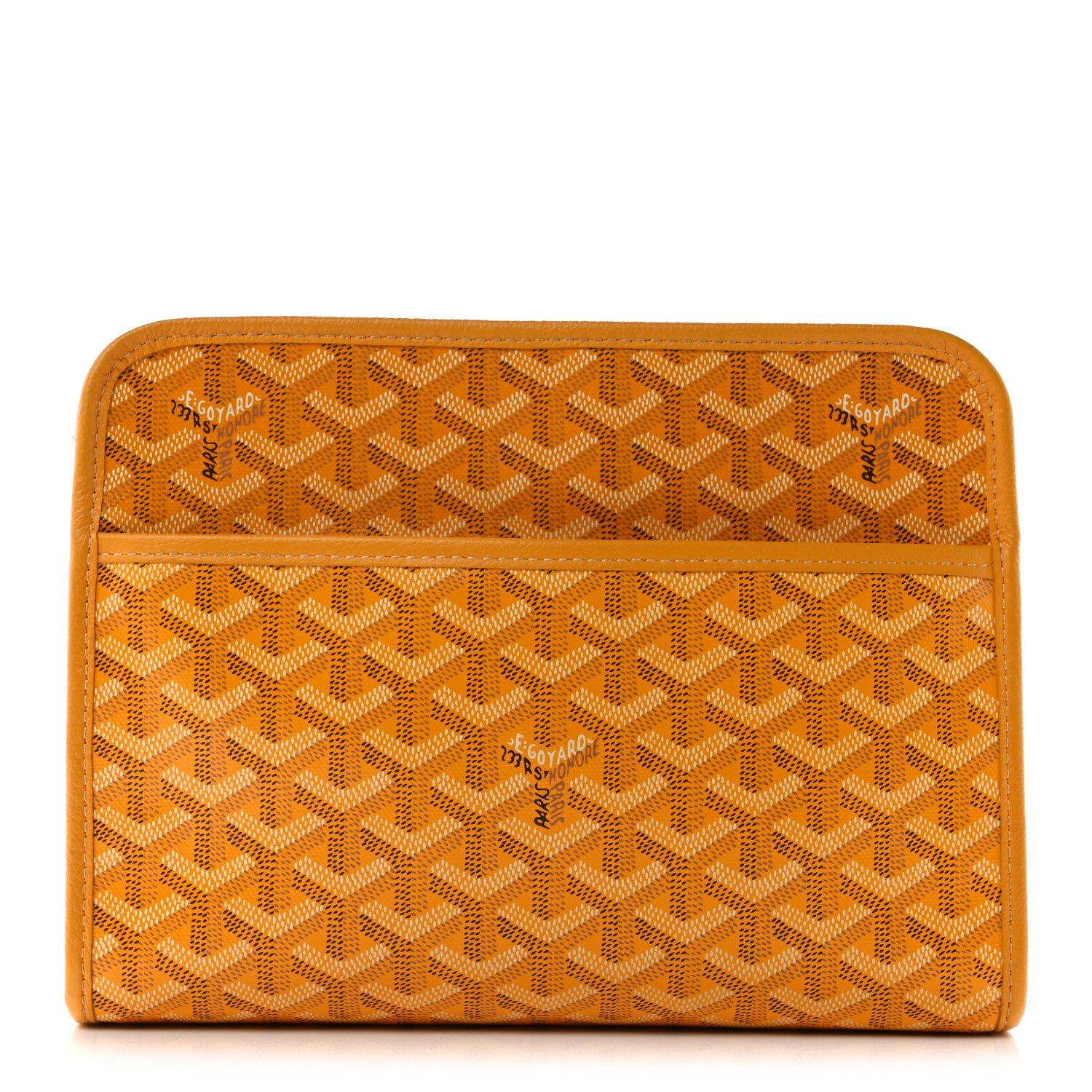 Goyard Goyardine Jouvence Toiletry Pouch Yellow