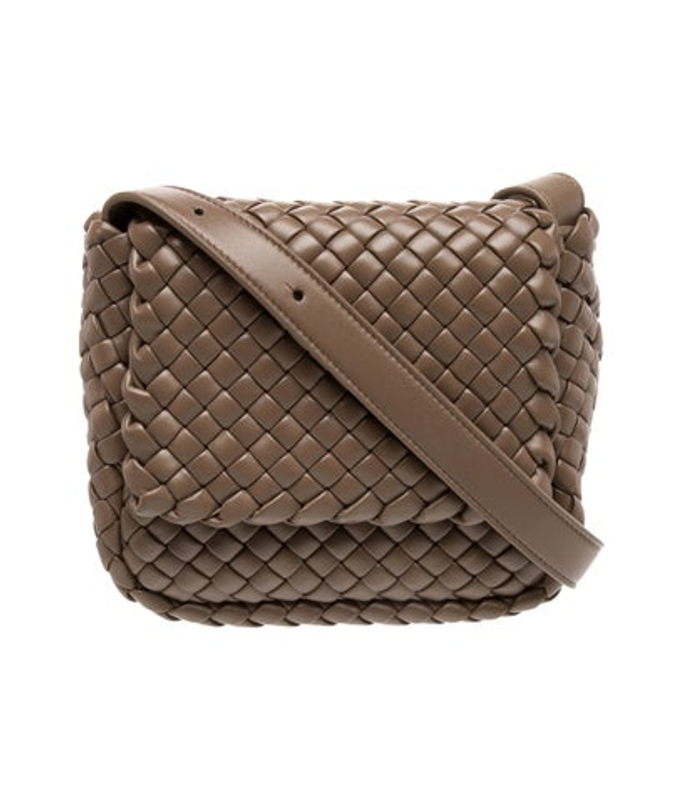 Bottega Veneta Veneta Intrecciato Shoulder Bag W Tags