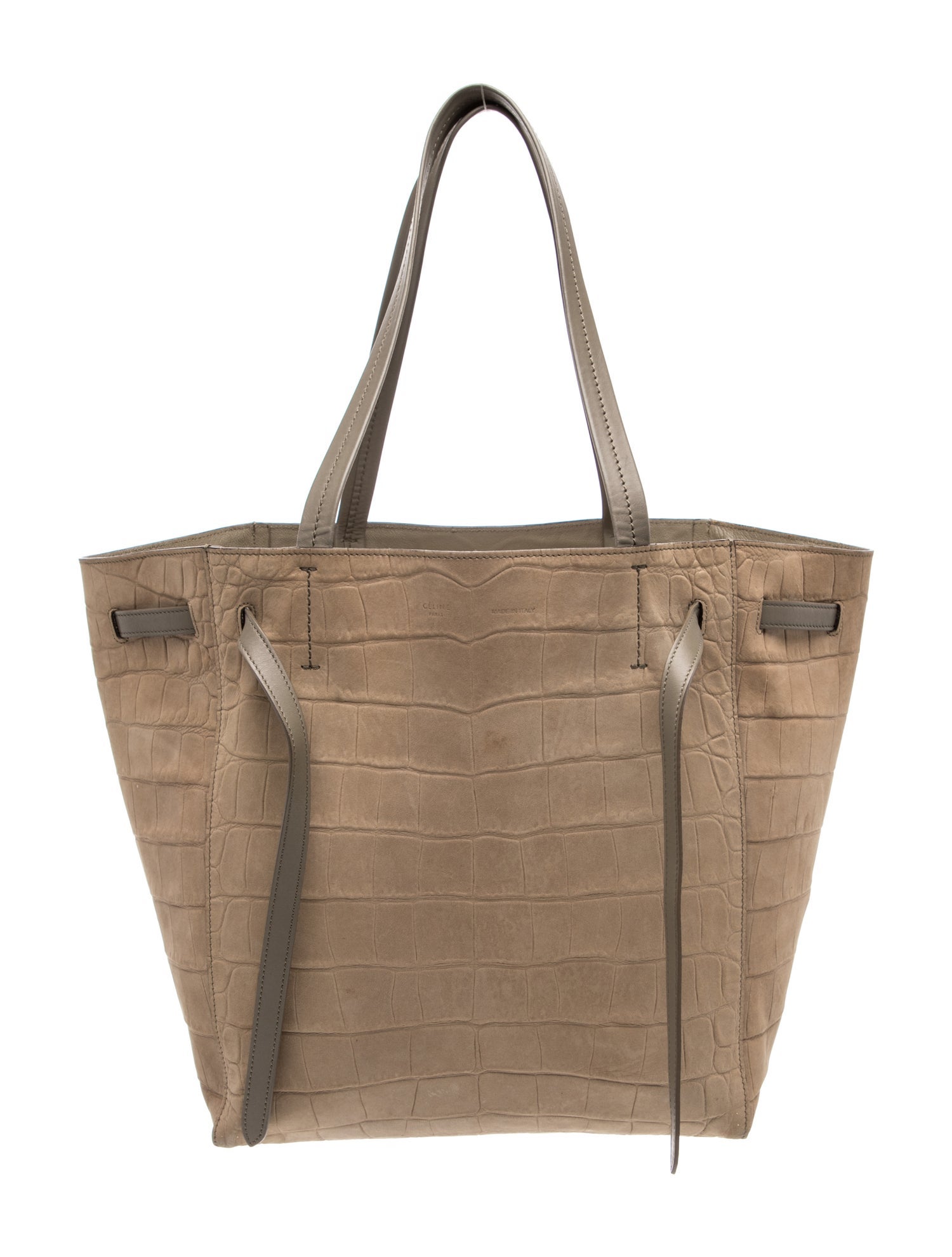 Suede Cabas Phantom w/Belt Small
