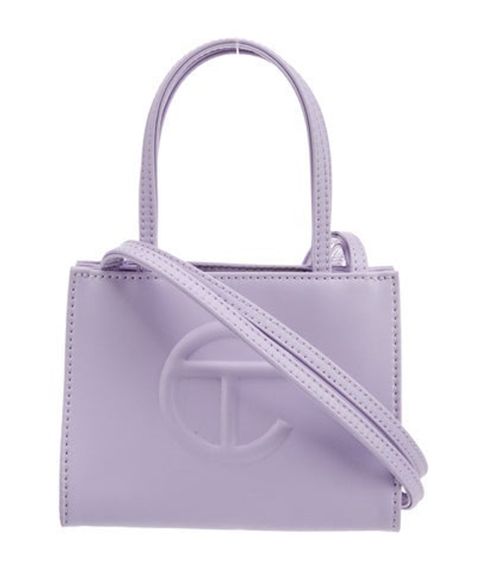 Telfar Vegan Leather Small Lavender Shopping Bag Small