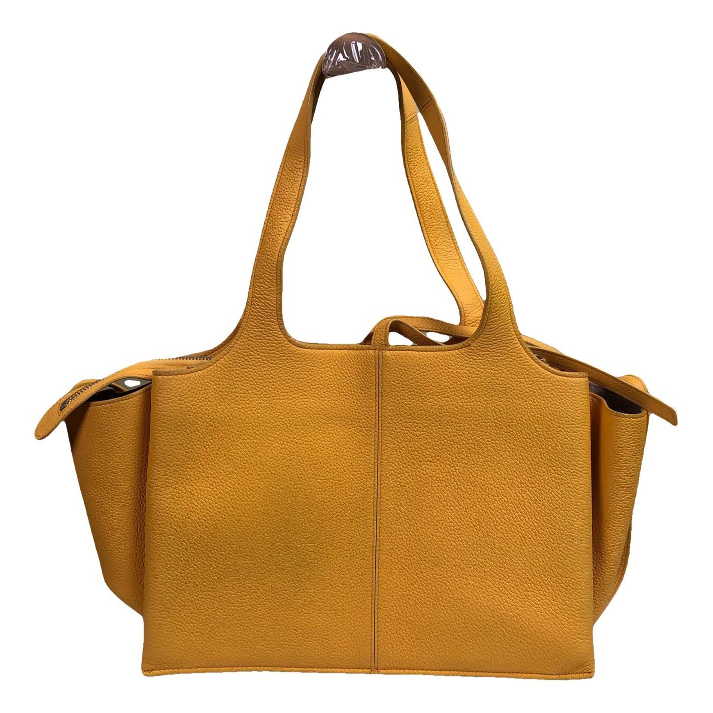 Tri-Fold leather tote