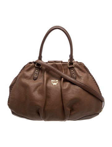 Leather Top Handle Bag