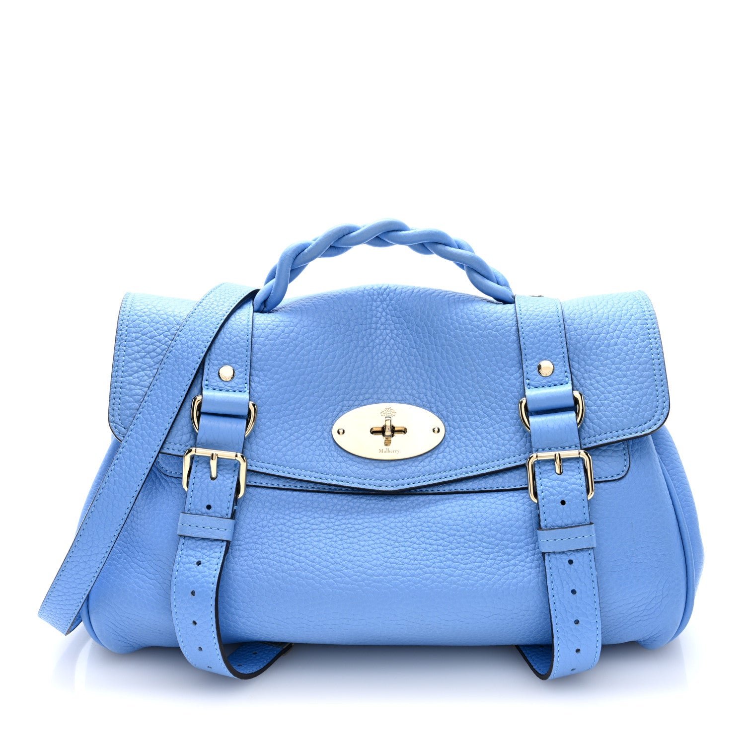Mulberry Heavy Grain Medium Alexa Sky Blue
