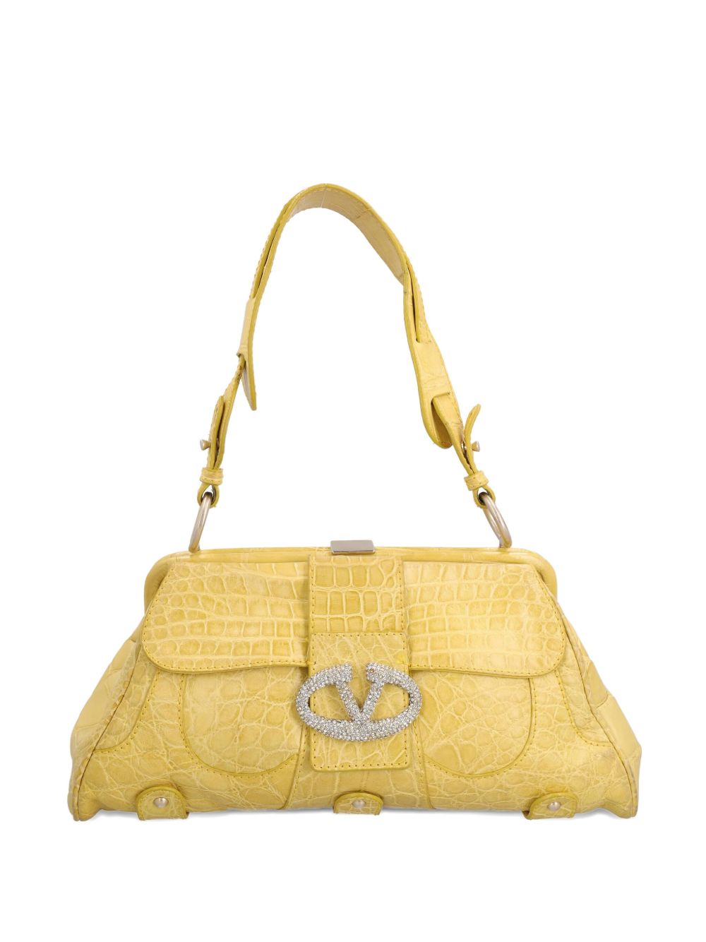 Valentino Garavani 2000 crocodile-embossed shoulder bag