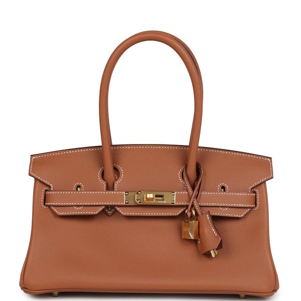 Hermes Hermes Shoulder Birkin Light 29 Gold Evercolor Gold Hardware