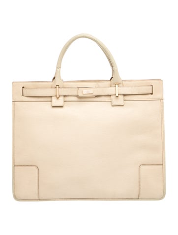 Leather Top Handle Bag