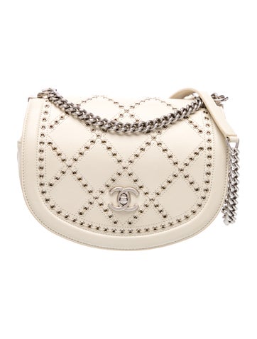 Paris-Greece Coco Eyelets Flap Bag