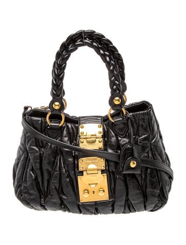 Leather Top Handle Bag