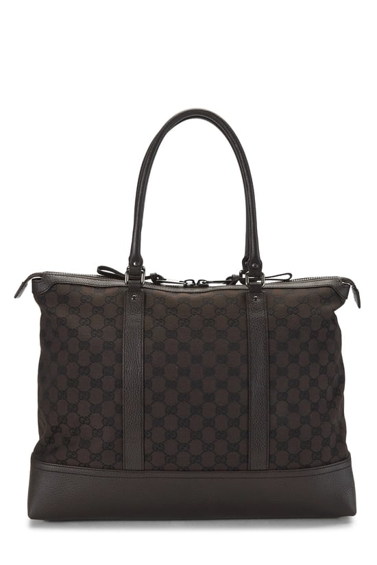 Brown GG Canvas Tote